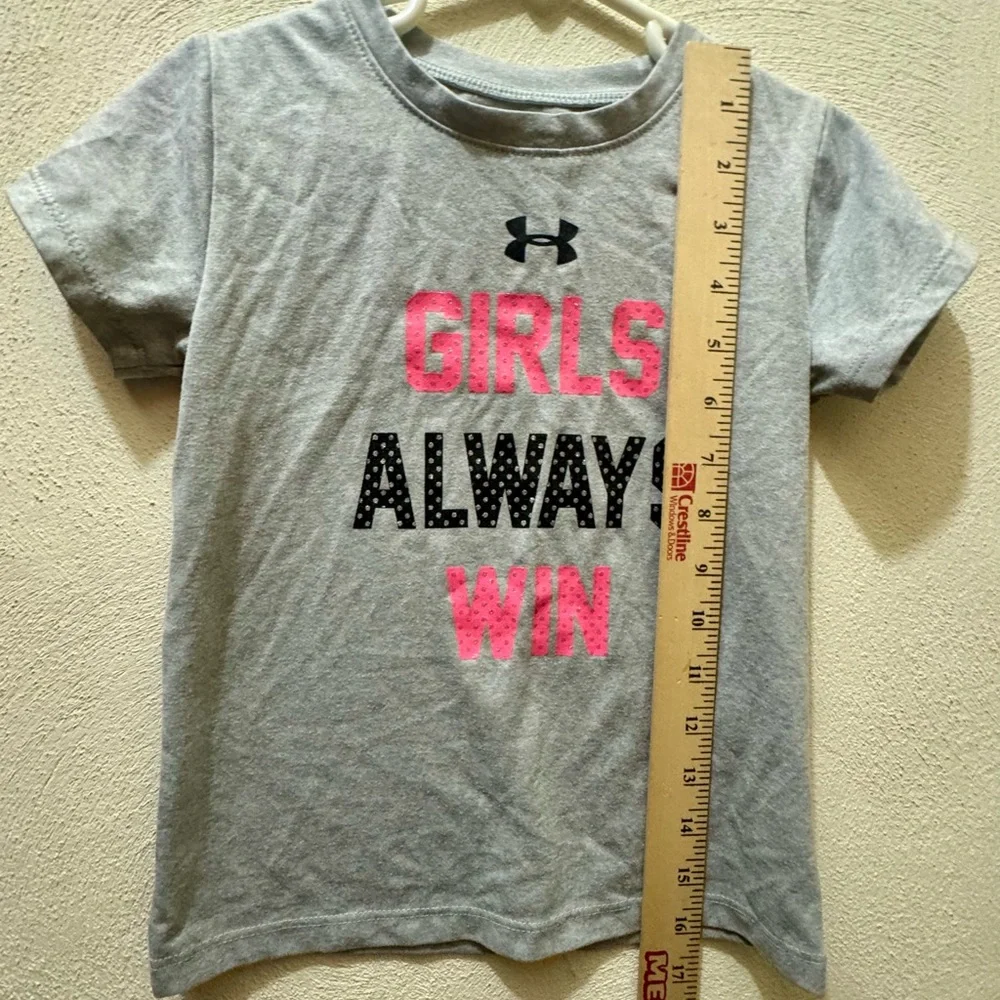Under Armour‎ HeatGear Girls Graphic Tee Size 5